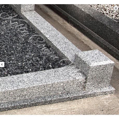 Straight Granite Grave Kerbing - Dublin Headstones - Glasnevin - Balgriffin - Fingal - Dardistown -  Kelly Cowin Memorials