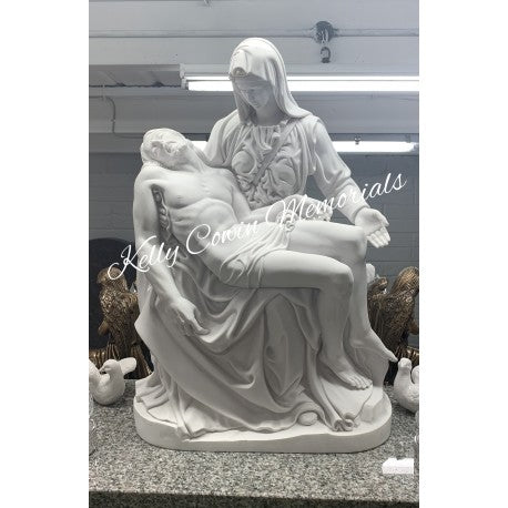 "Jesus" Pale Religious Statue 010 - Dublin Headstones - Glasnevin - Balgriffin - Fingal - Dardistown -  Kelly Cowin Memorials