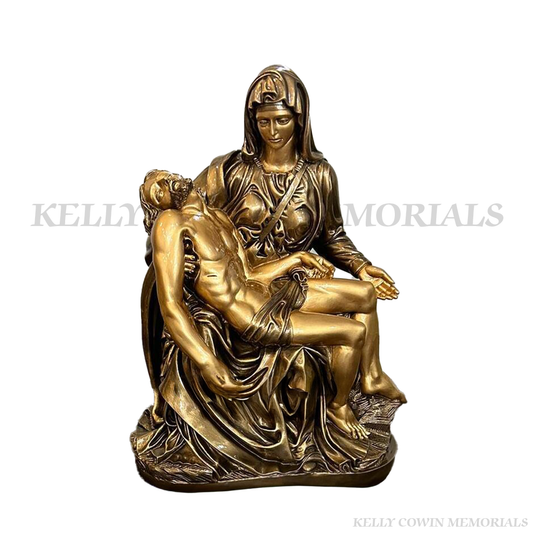 S046- Large Bronze Pieta Statue