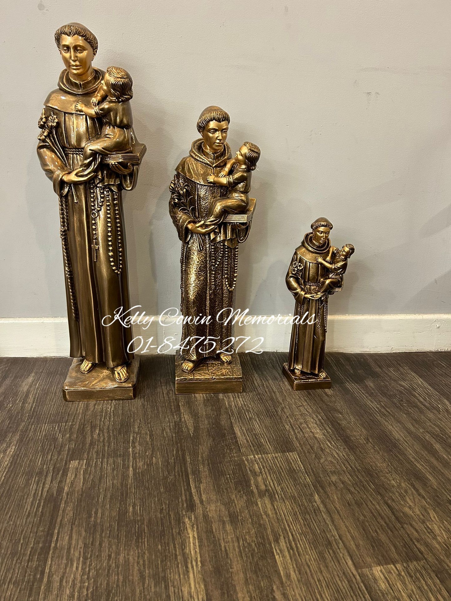 S027 - Bronze St. Anthony Statue