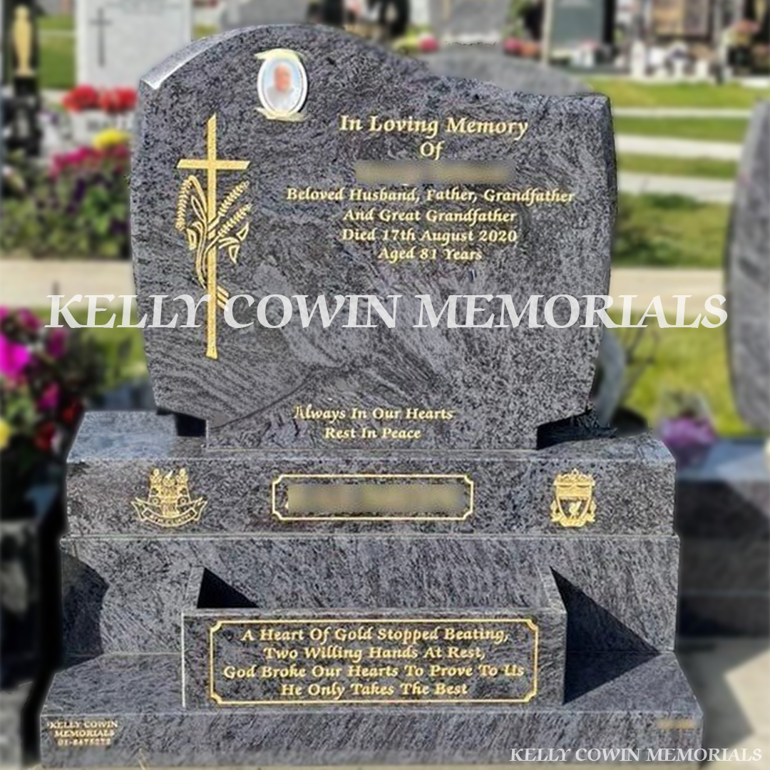 Blue Lagoon Granite C1  Headstone | Dardistown Cemetery