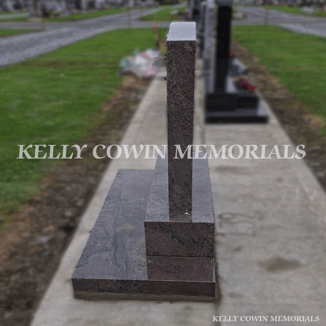 Paradiso Granite OG Headstone in Dardistown Cemetery - Kelly Cowin Memorials