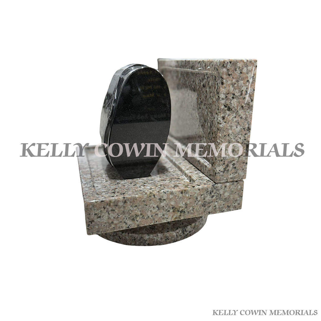  Side view Diamond granite Rolex watch memorial ornament for graves and headstones handcrafted in Dublin with nationwide delivery across Ireland