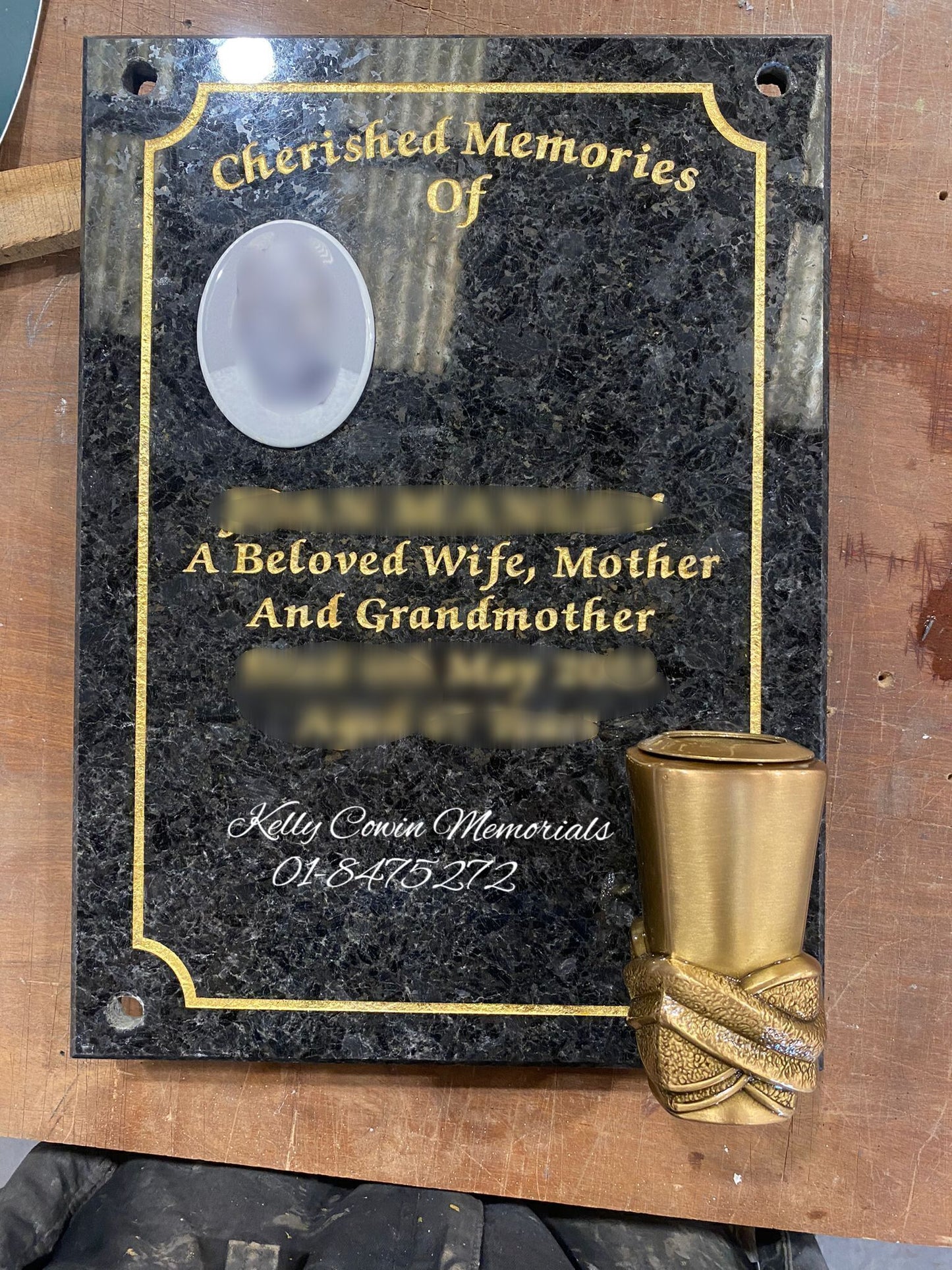 P046 - Cremation Wall Plaque