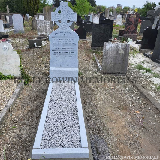 Celtic Cross Headstone Renovation | Kelly Cowin Memorials Ireland