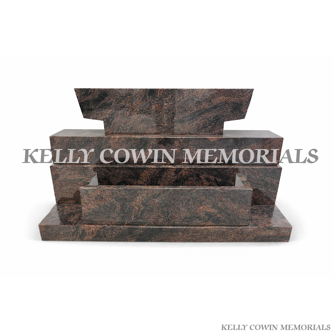 Pandora granite memorial flower box grave planter flower holder Ireland