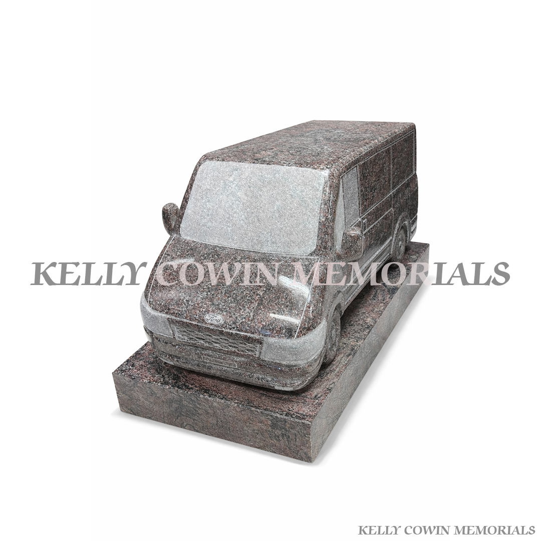 Paradiso Custom Transit Van in Granite | Kelly Cowin Memorials Ireland