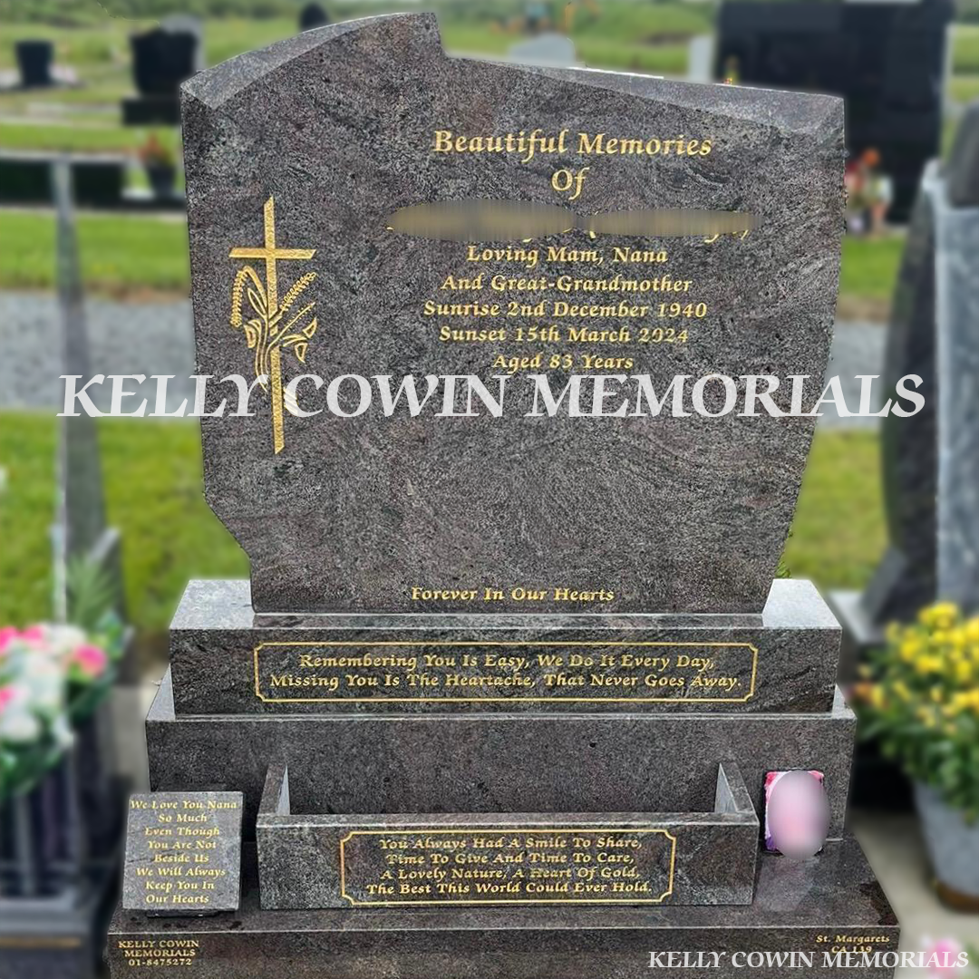 Paradiso Granite Headstone | Dardistown Cemetery - Kelly Cowin Memorials