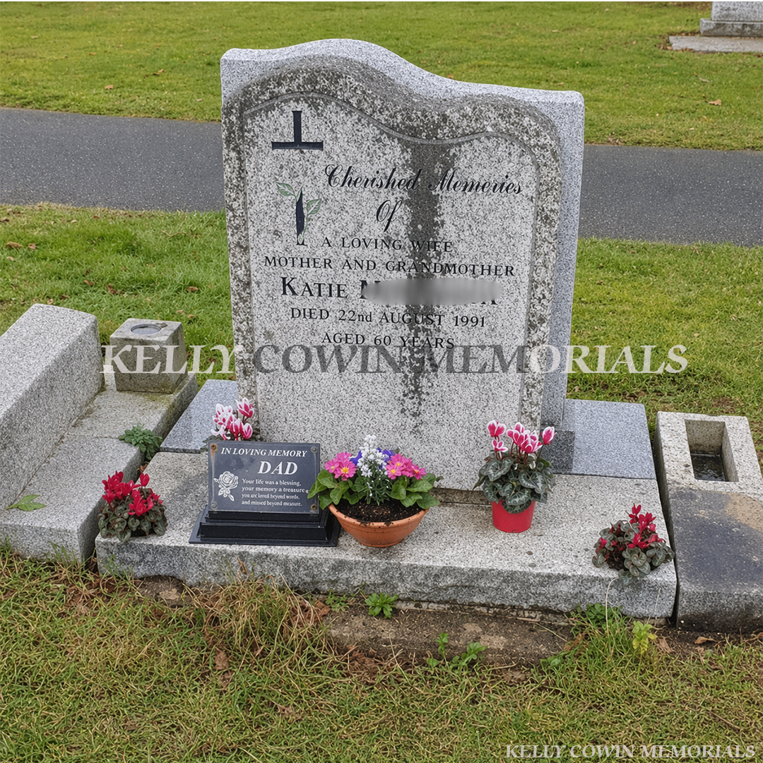 Professional headstone cleaning in Palmerstown Cemetery. We restore memorials to original condition. Local and nationwide service across Ireland.