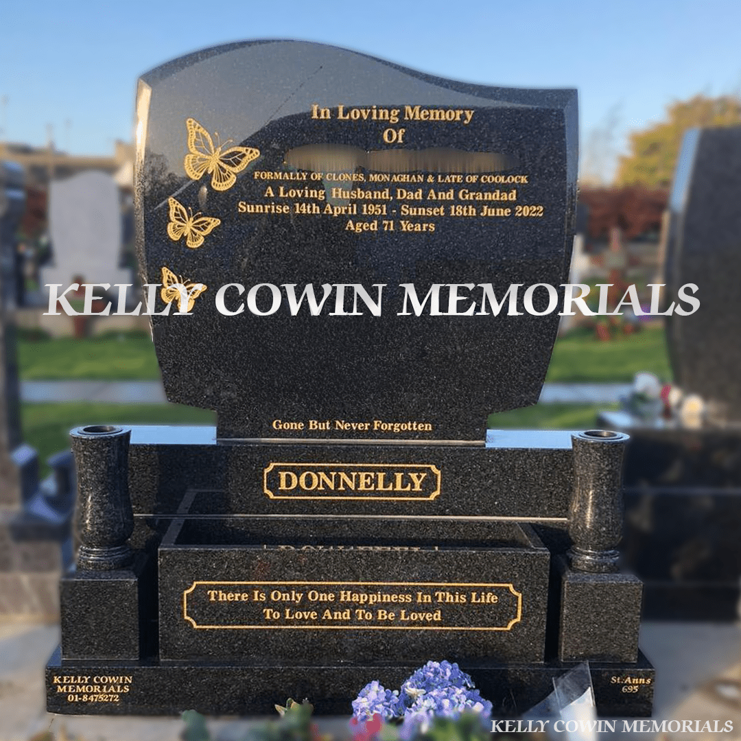 Rustenburg Granite C1 Headstone | Balgriffin Cemetery - Kelly Cowin Memorials
