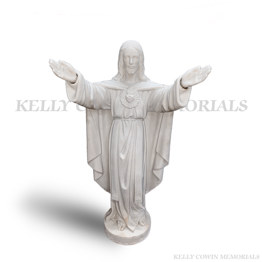 S010 - "Jesus" Pale Religious Statue