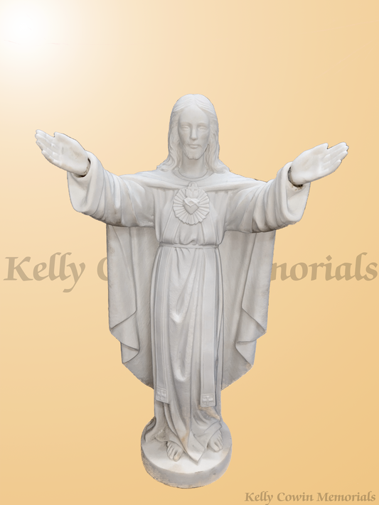 S010 - "Jesus" Pale Religious Statue