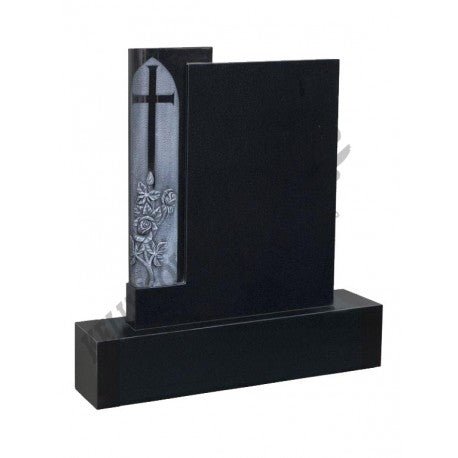 Antique Step Top Headstone - H063
