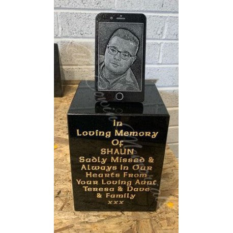 iPhone Grave Accessory - Dublin Headstones - Glasnevin - Balgriffin - Fingal - Dardistown -  Kelly Cowin Memorials