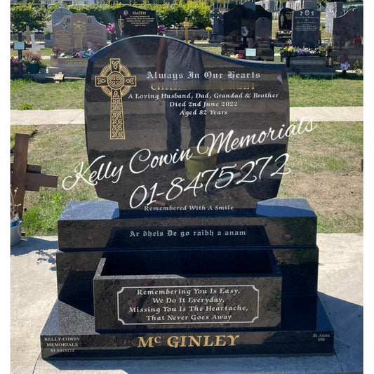 Headstone 076 - Dublin Headstones - Glasnevin - Balgriffin - Fingal - Dardistown -  Kelly Cowin Memorials